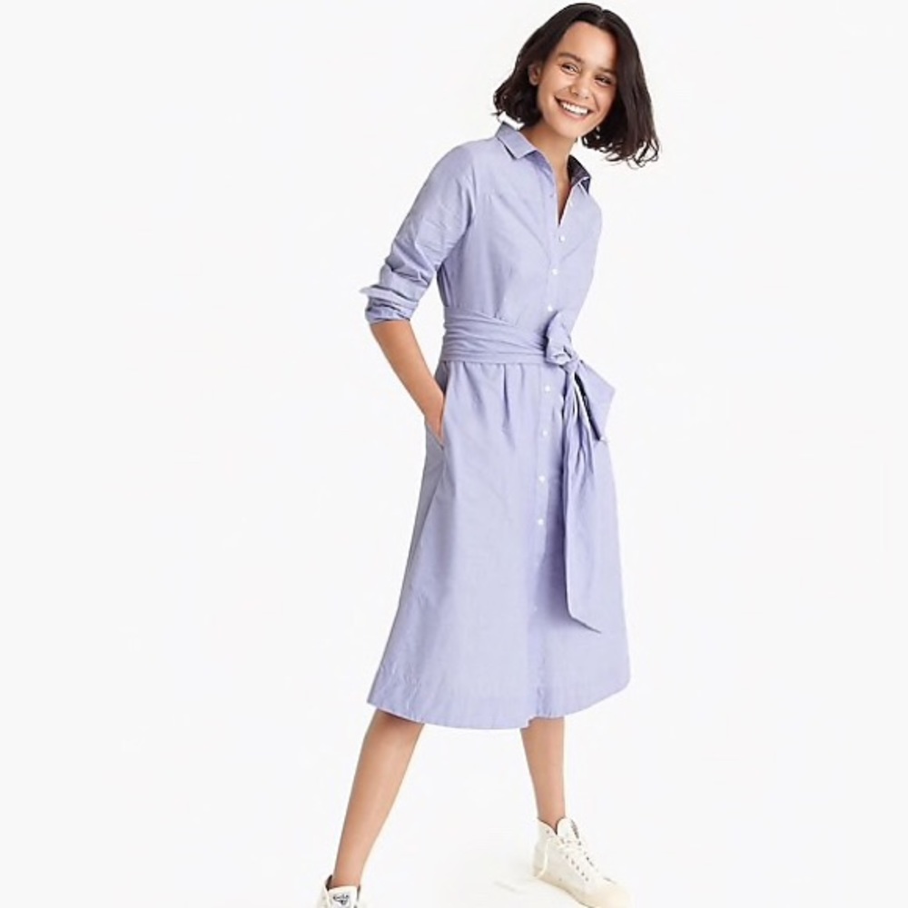 J. Crew Belted Dress NWT